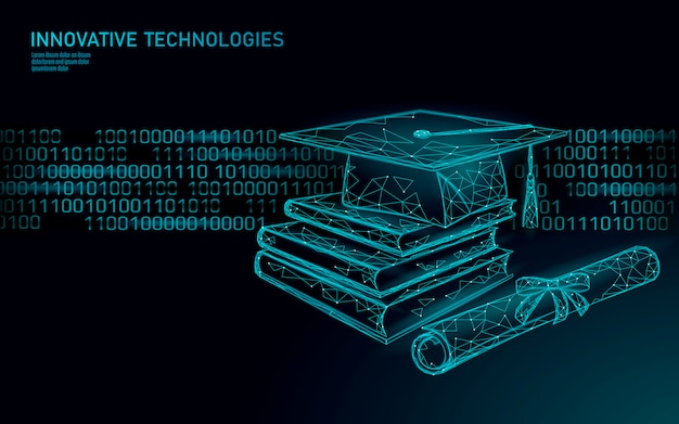 Интернет-образование 3d технологии бизнес-концепция. курсы обучения навыкам электронного обучения.