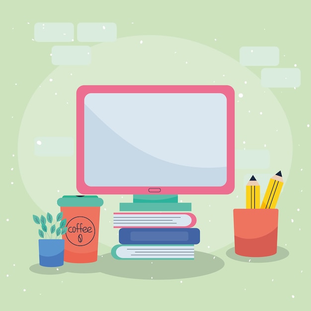 Online education illustration