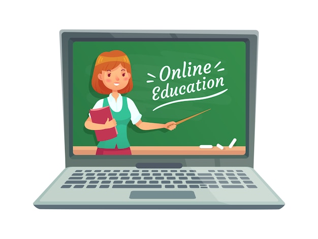 Online education with personal teacher