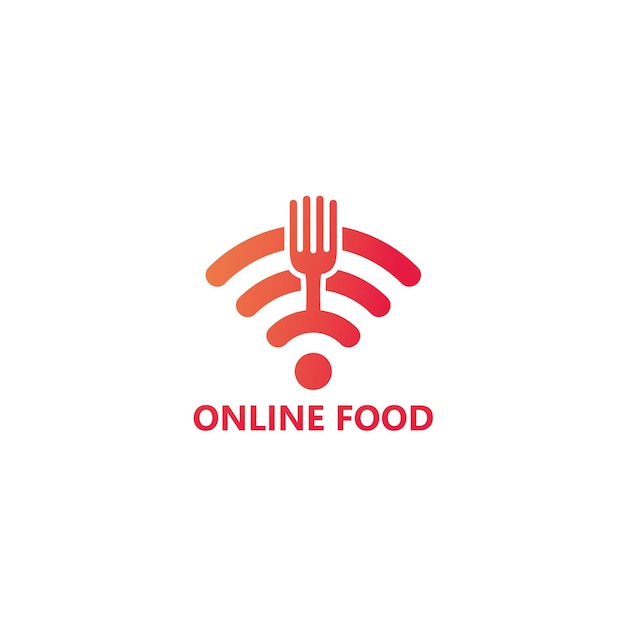 Online Food Logo Template Design