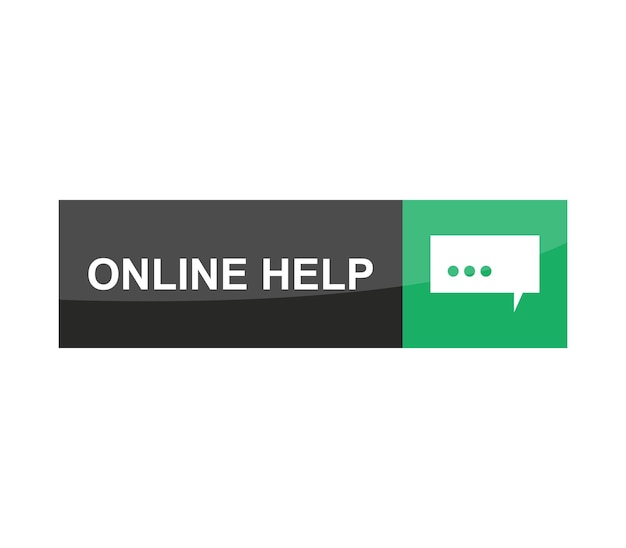 Online help button