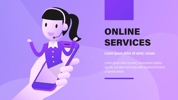 Online klantenservice.