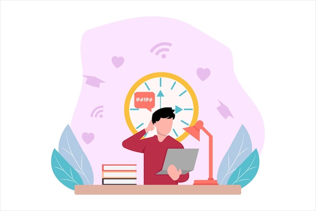 Online Learning Flat Illustration Design