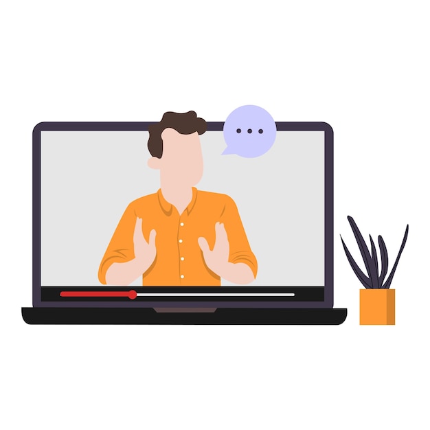 online learning illustration