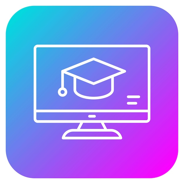 Online leervector-icone kan worden gebruikt voor Learning-iconset