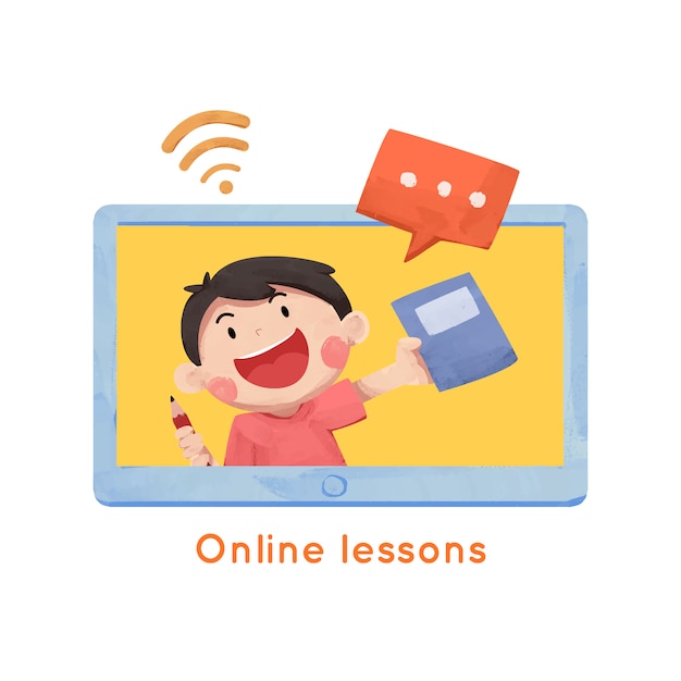 Online lessen voor kinderen