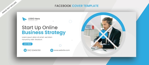 Online marketing Facebook post design