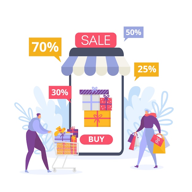 Online mobile shopping and sale