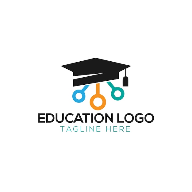 Online onderwijs logo pictogram vector