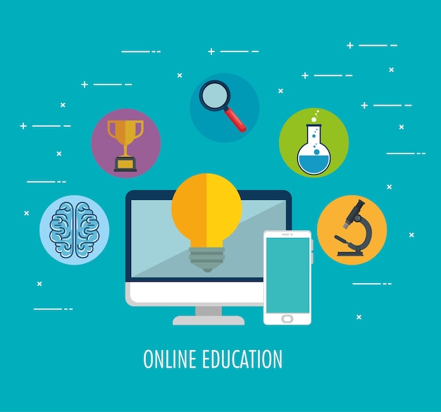 online onderwijs met computer