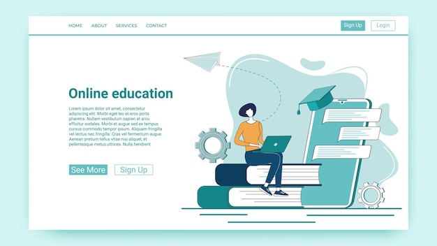 Online onderwijs Videolessen en afstandsonderwijs Lessen op afstand