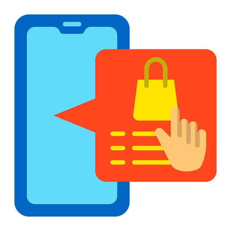 Vector online order icon