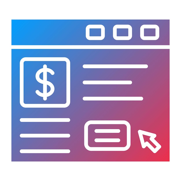 Immagine vettoriale dell'icona di pagamento online può essere utilizzata per le banche e le finanze
