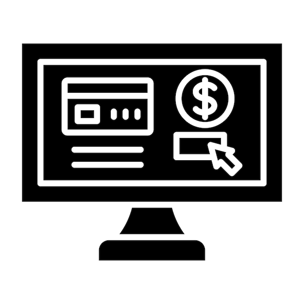 Vector online payment icon