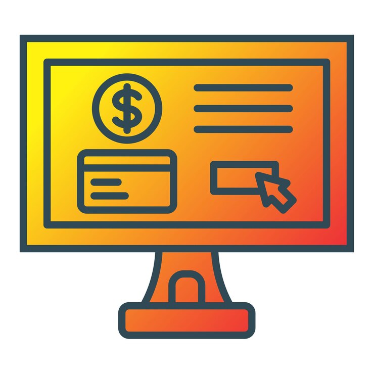 Vector online payment icon