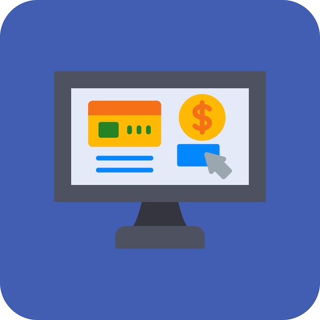 Vector online payment icon