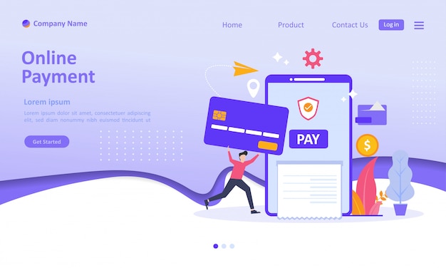 Online Payment Landing Page 