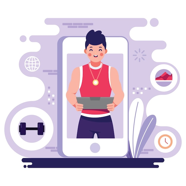 Personal trainer online su smartphone