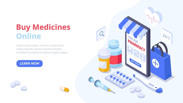 Online pharmacy concept