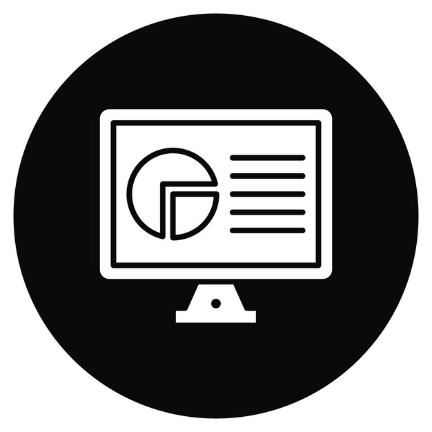 온라인 파이 차트 아이콘 터 이미지 eCommerce에 사용할 수 있습니다.