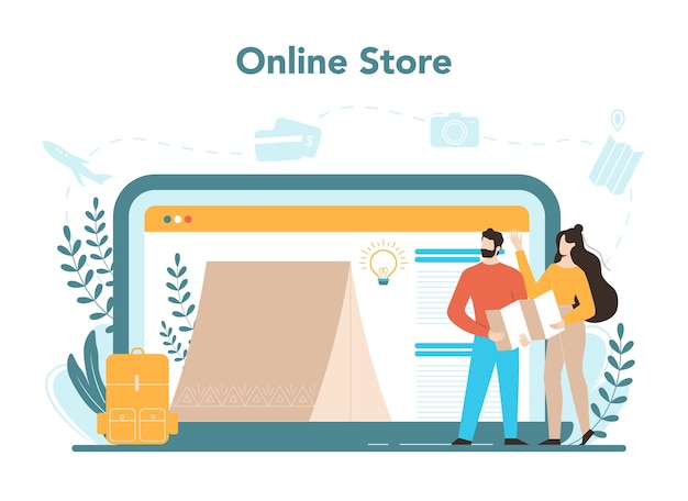 Online platform banner template