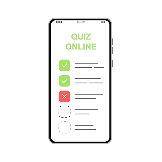 Online quiz aan de telefoon Vergroot uw kennis met een boeiende online quiz