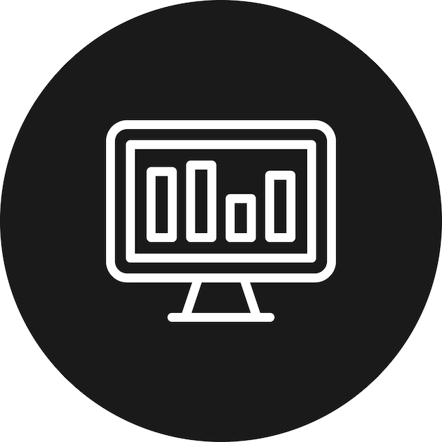 Online rapport vector icoon Kan worden gebruikt voor digitale marketing icoon set