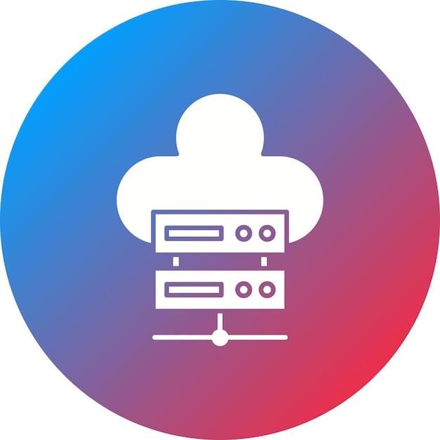 Online server icoon vector afbeelding Kan worden gebruikt voor Web Hosting