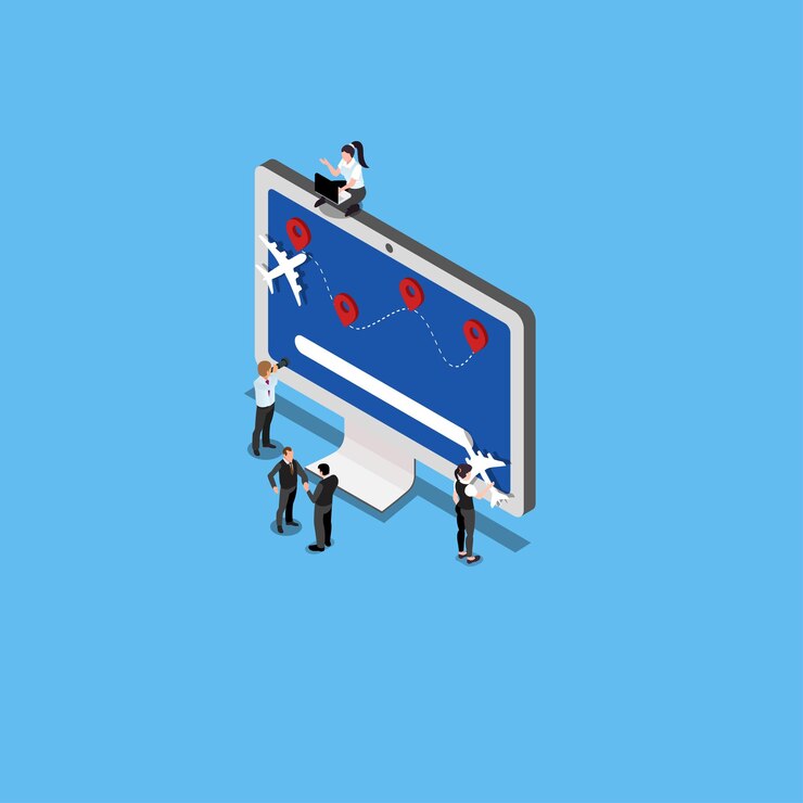 Vector online services for travelers