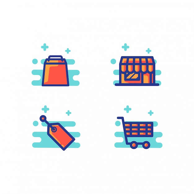 Online shop illustration