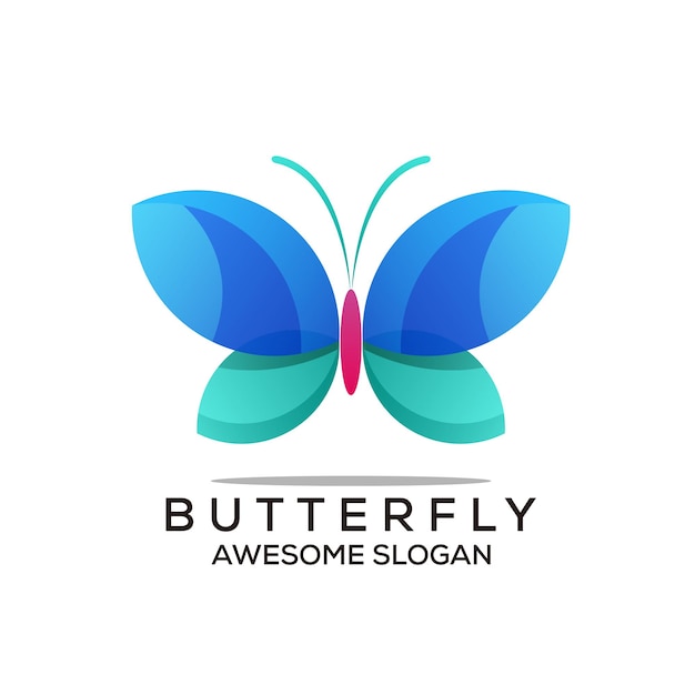 online shop logo design gradient colorful icon