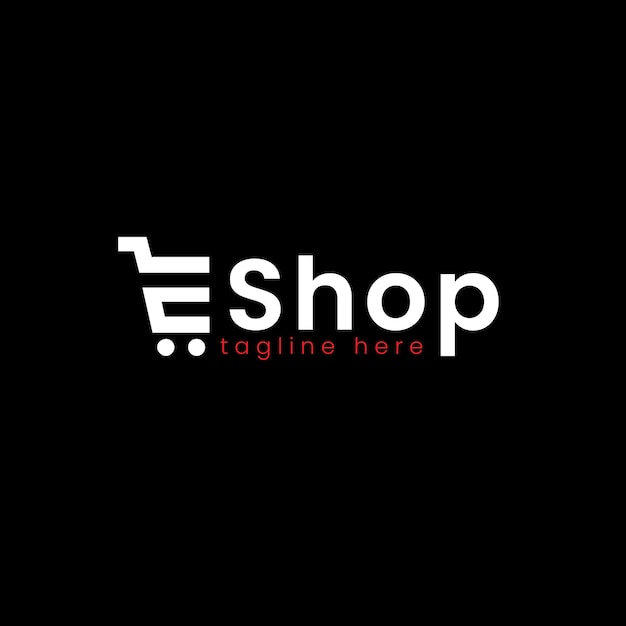 Online shop logo design