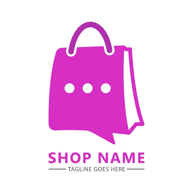 Online Shop Logo. eCommerce logo sopping logo