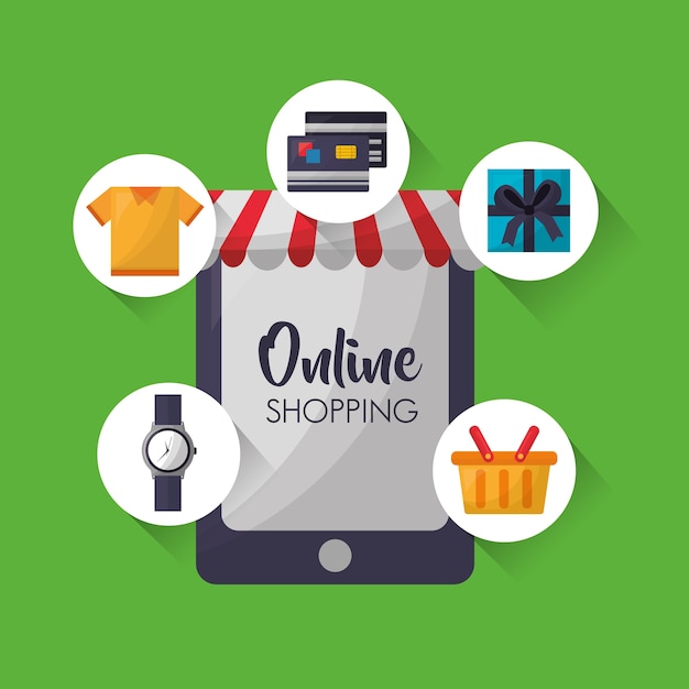 Carta dello shopping online