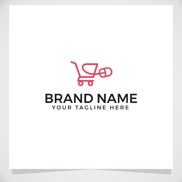 Logo design dello shopping online