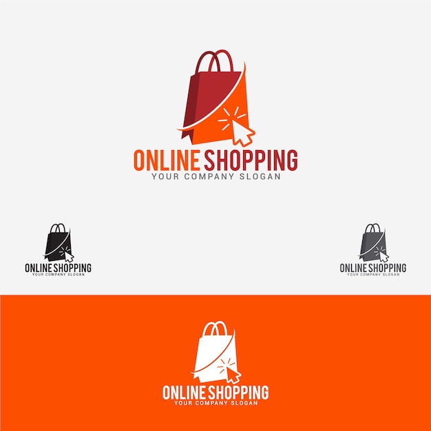 Online shopping logo