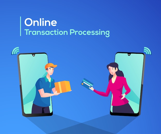 Online shopping or online transaction processing