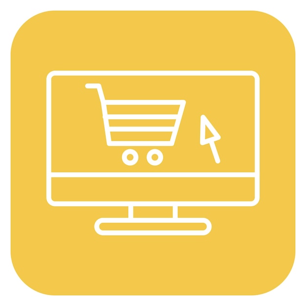 Online Shopping Vector Illustration