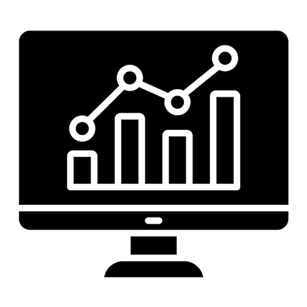 Online statistieken Vector illustratie stijl