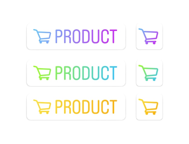 Online Store Flat color online store icons for the site Vector icons