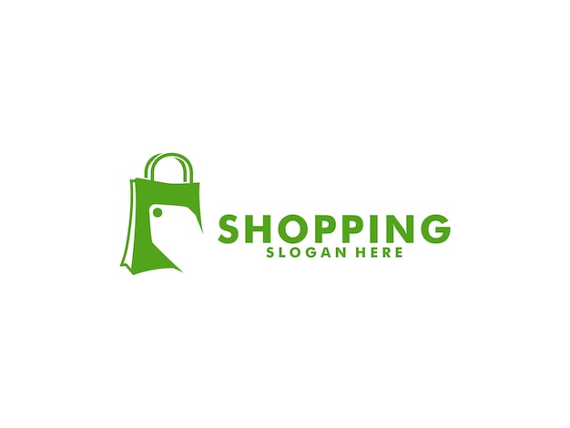 Online store logo design vector Shopping cart and price tag logo design concept Price tag logo