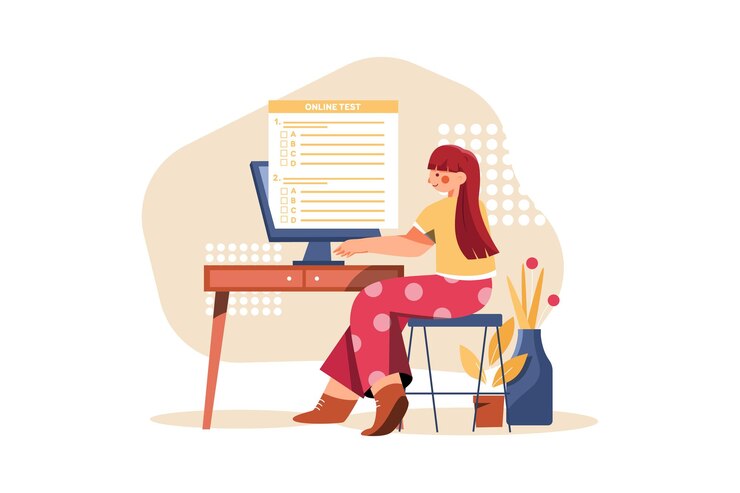 Vector online test evaluation