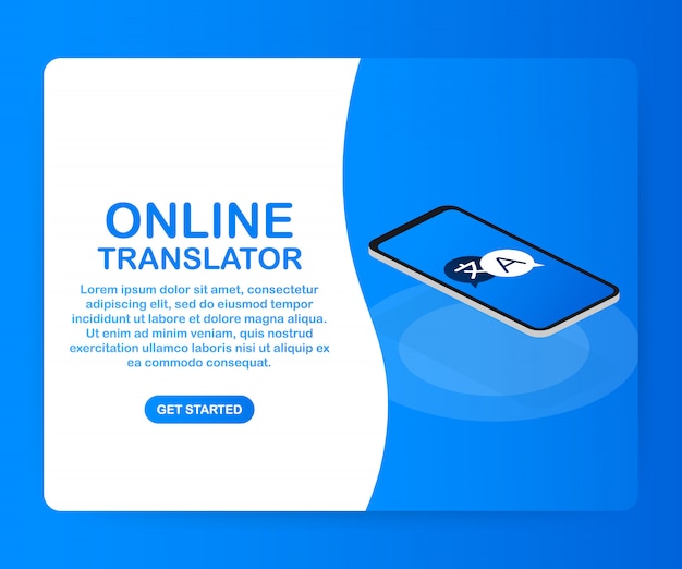 Online translator template
