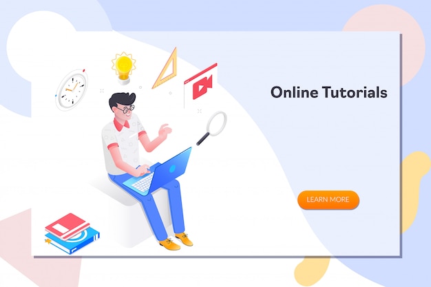 Online tutorials landing page 