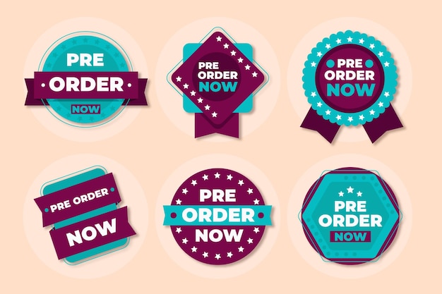 Online verzameling van pre-order badges