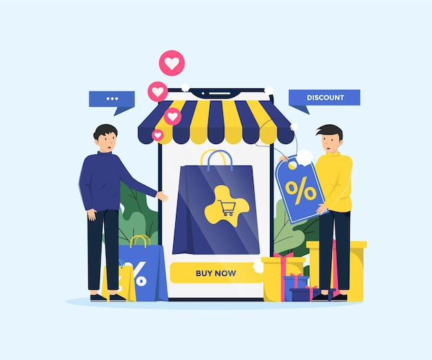 Vector onlinewinkel