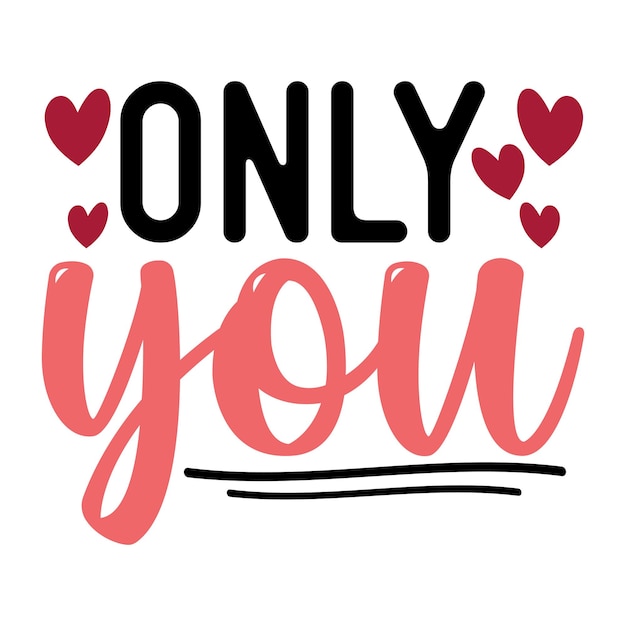 Vector only you svg