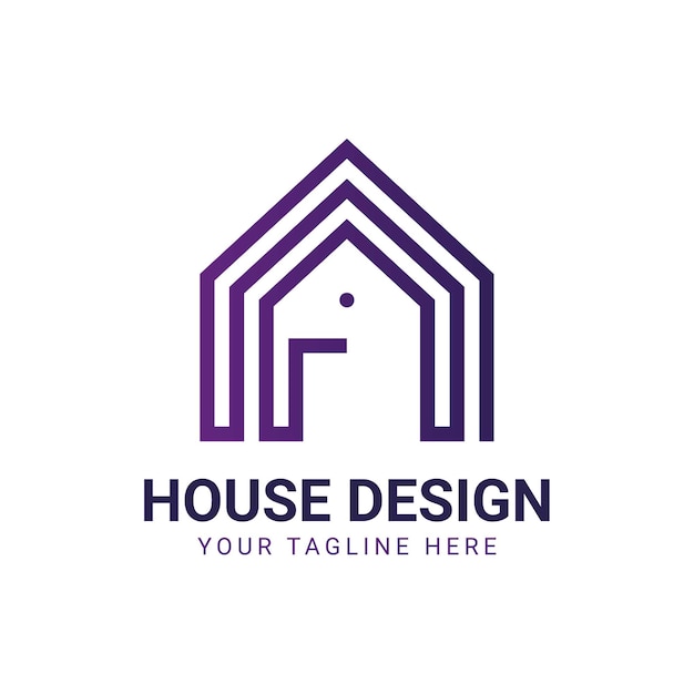 Onroerend goed huis logo