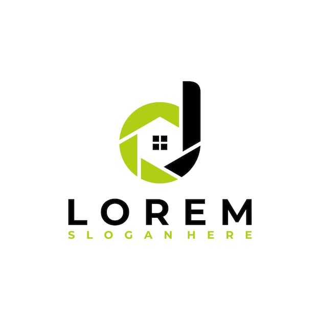 Onroerend goed logo ontwerp vector sjabloon