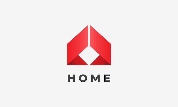 Onroerend goed woningbouw logo vector minimalisme concept onroerend goed architectuur bedrijf